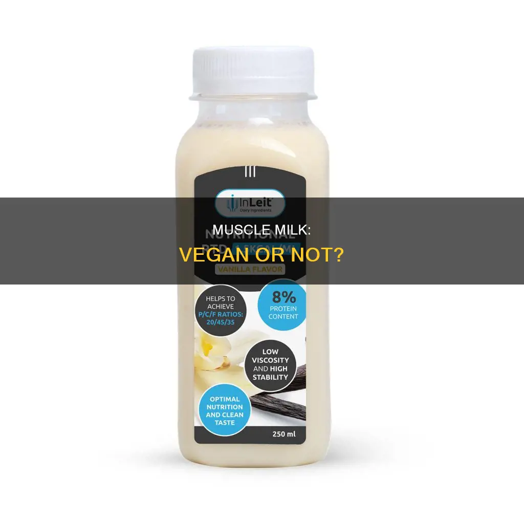 is organic muscle milk vegan