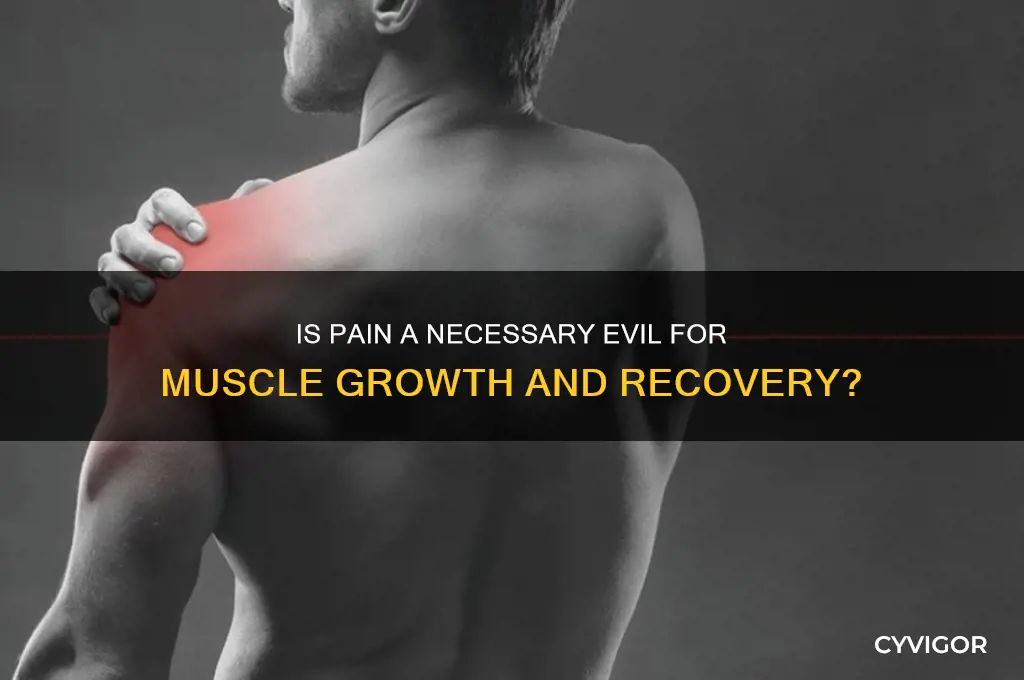 is pain good for muscle