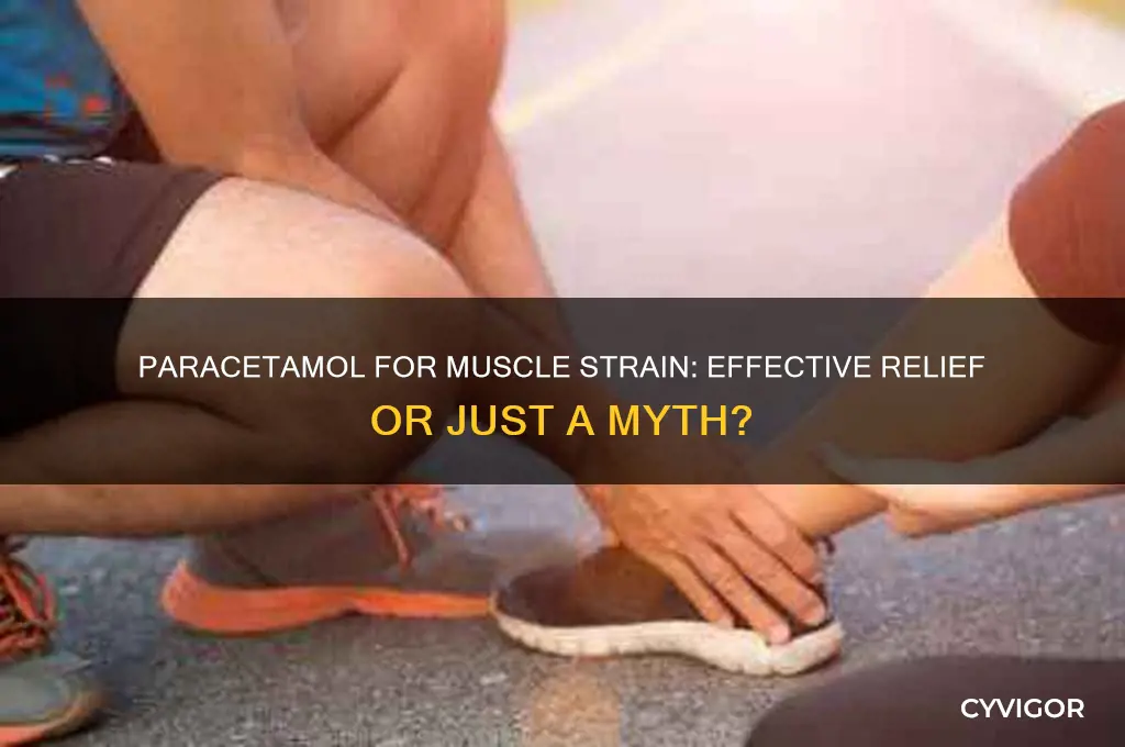is paracetamol good for muscle strain