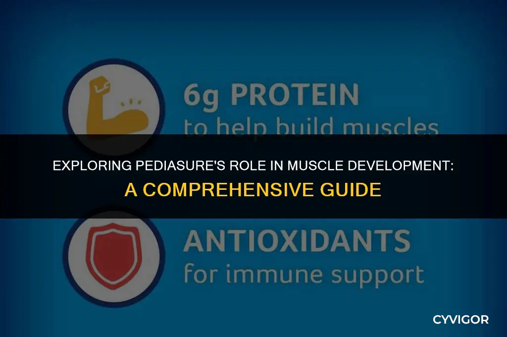 is pediasure good for muscle growth
