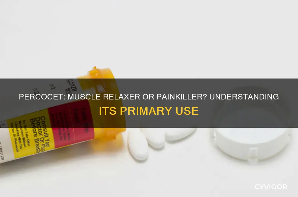 is percocet a muscle relaxer or painkiller