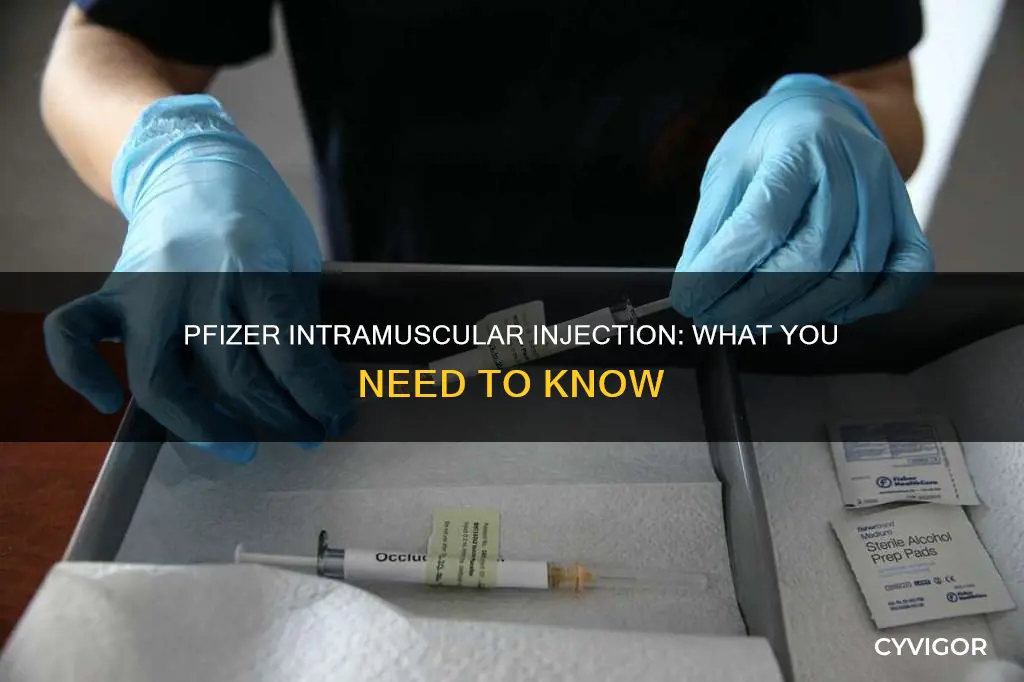 is pfizer injected into muscle