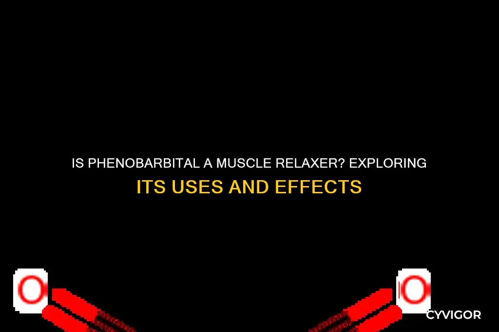 is phenobarbital a muscle relaxer