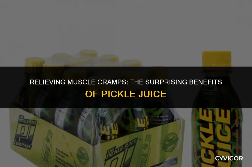 is pickle juice good for cramping muscles