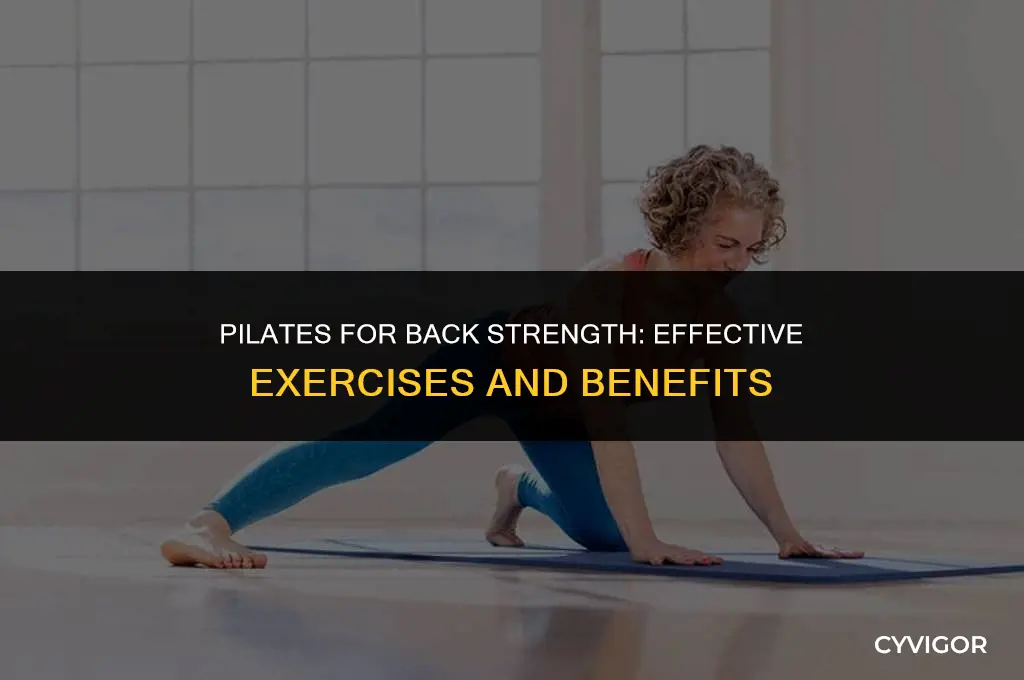 is pilate good for strengthening back muscles