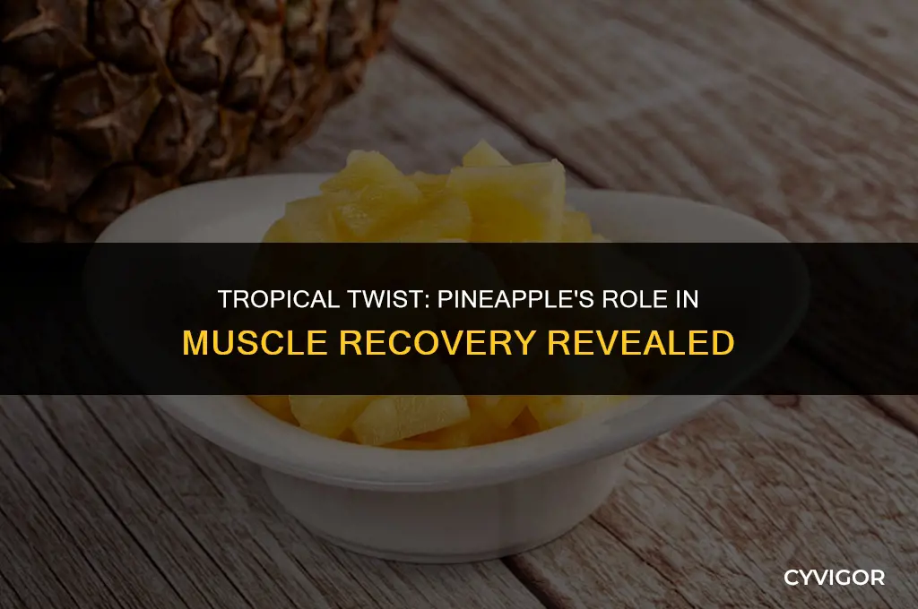 is pineapple good for muscle recovery