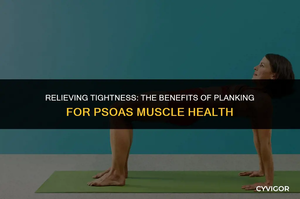 is planking good for tight psoas muscle