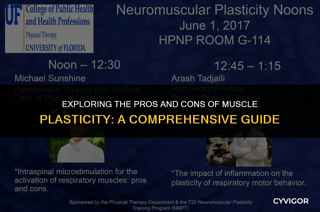 is plasticiy of muscles good or bad