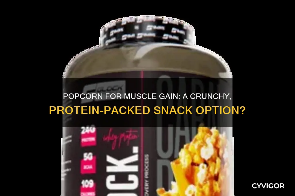 is popcorn good for gaining muscle