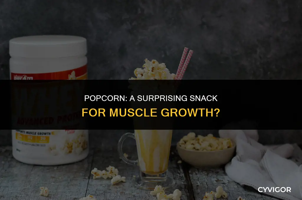 is popcorn good for muscle growth