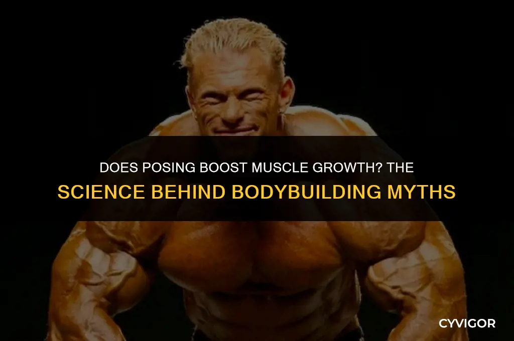 is posing good for muscle growth