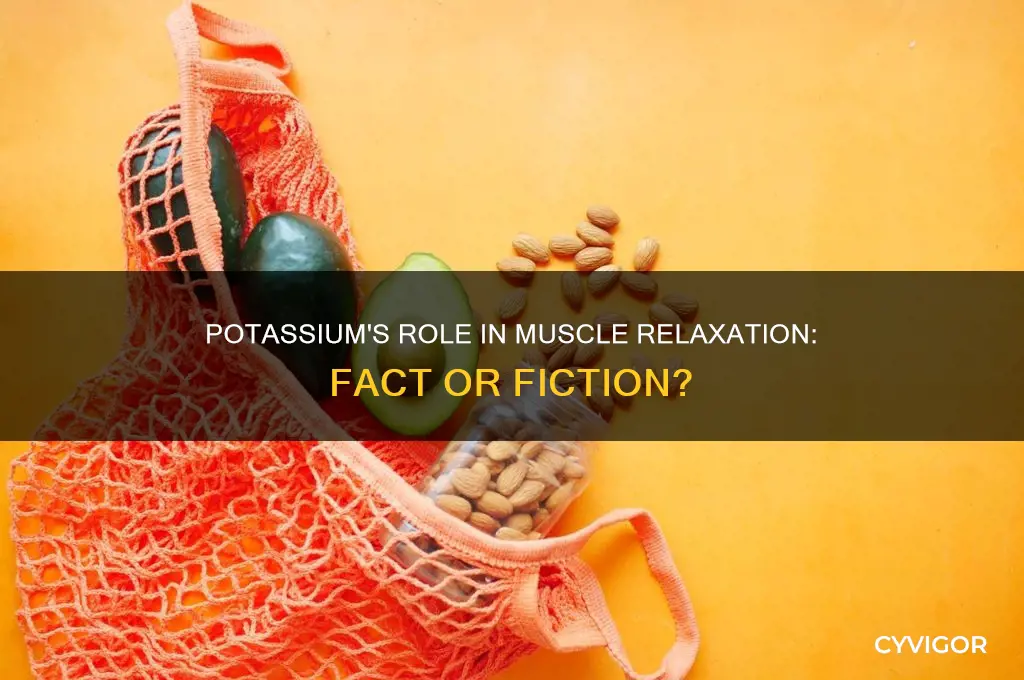 is potassium a muscle relaxant