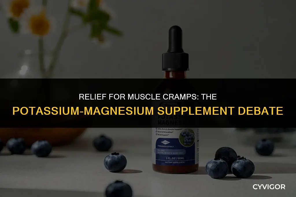 is potassium magnesium supplement good for muscle cramps