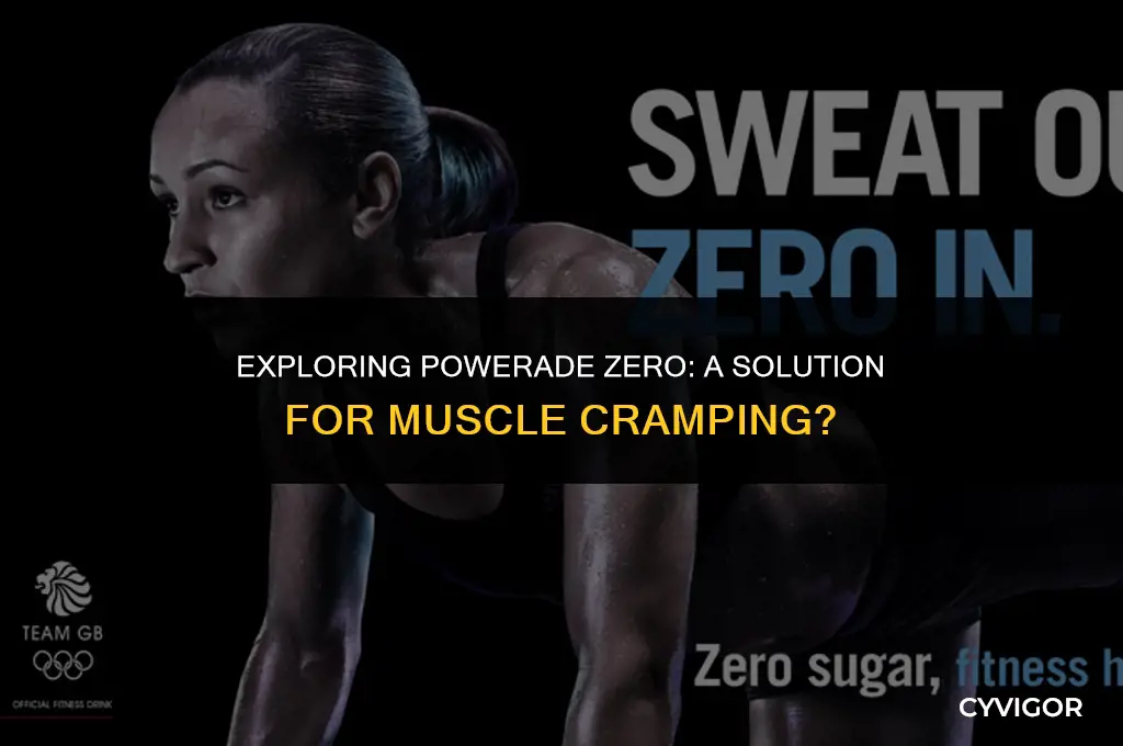 is powerade zero good for muscle cramping