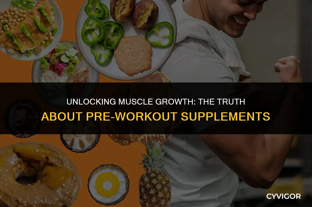 is pre workout good for muscle growth