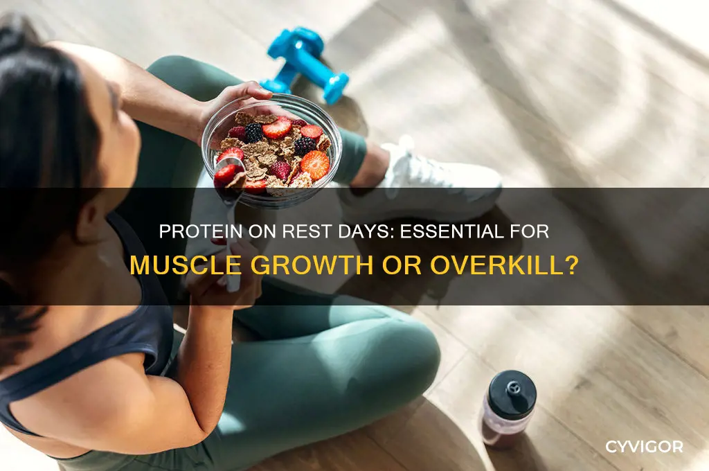 is protein best for muscle gain on rest days