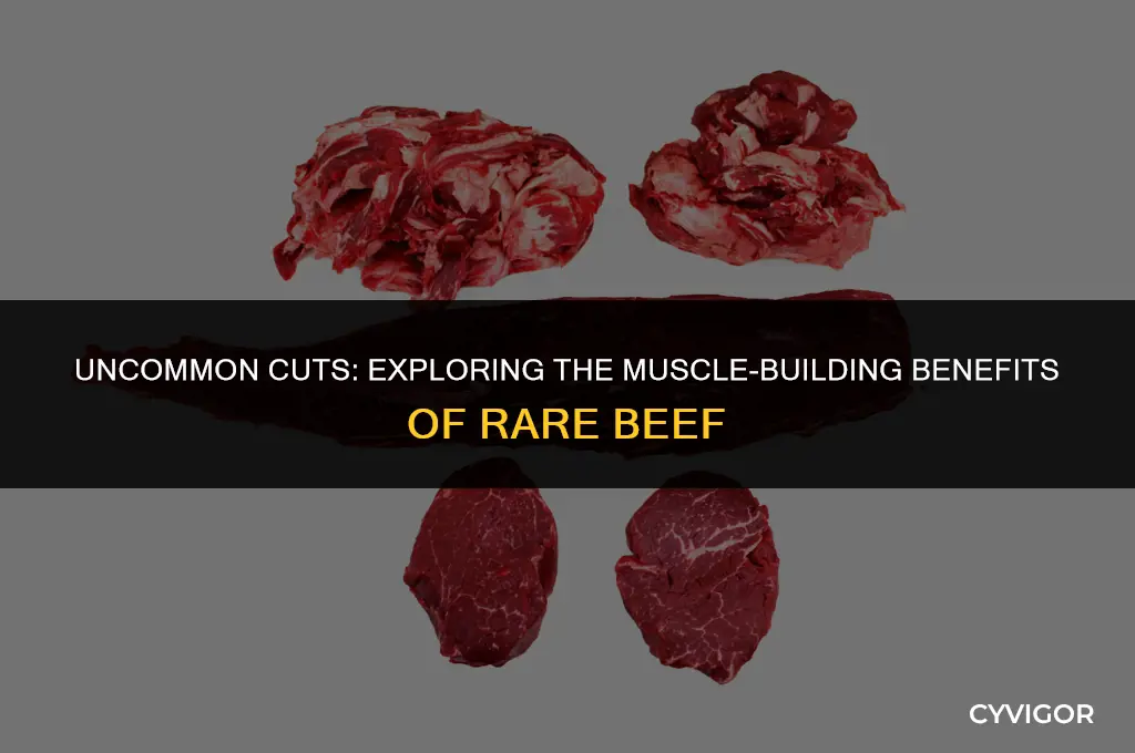 is rare beef good for muscles