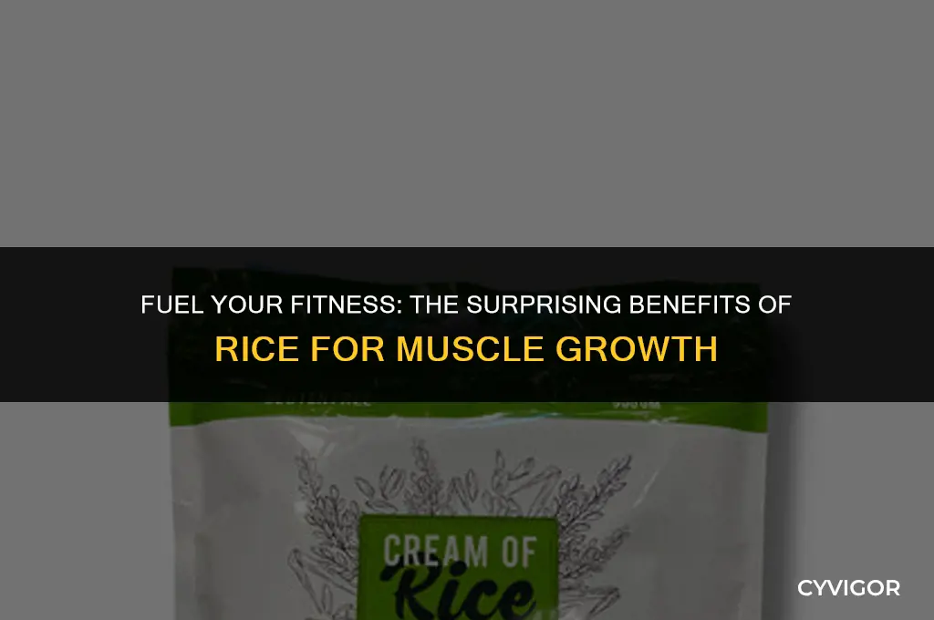 is rice good for muscle