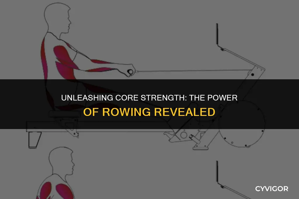 is rowing good for core muscles