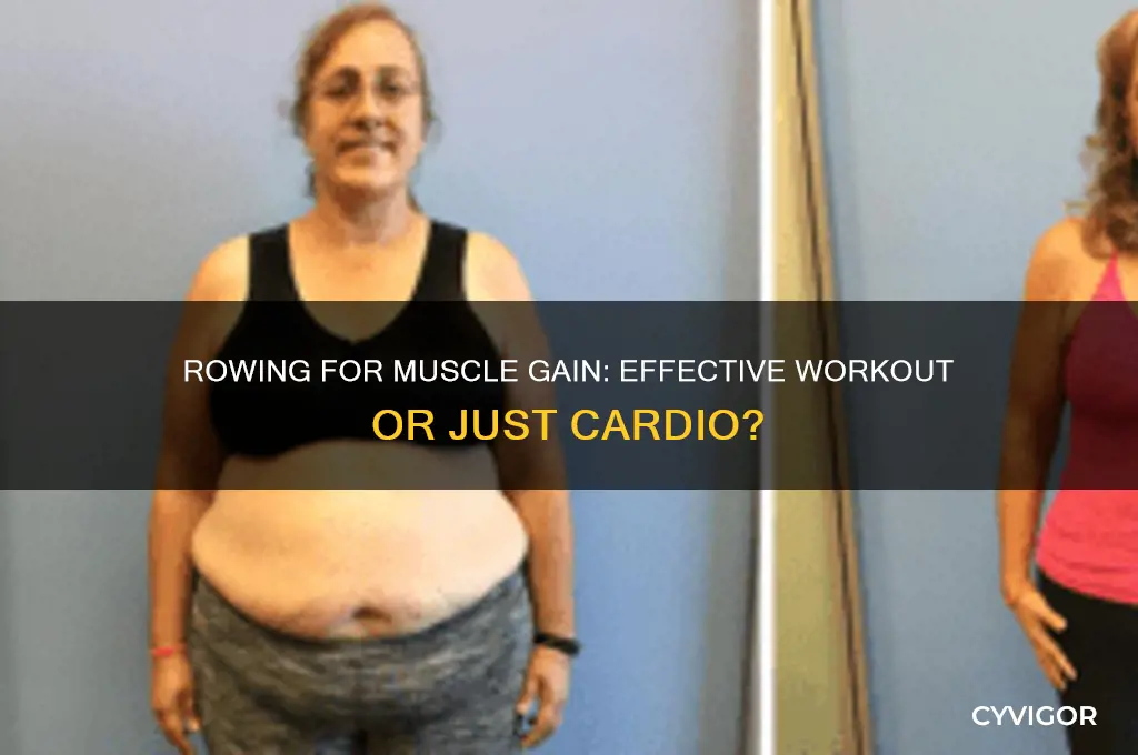 is rowing good for muscle gain