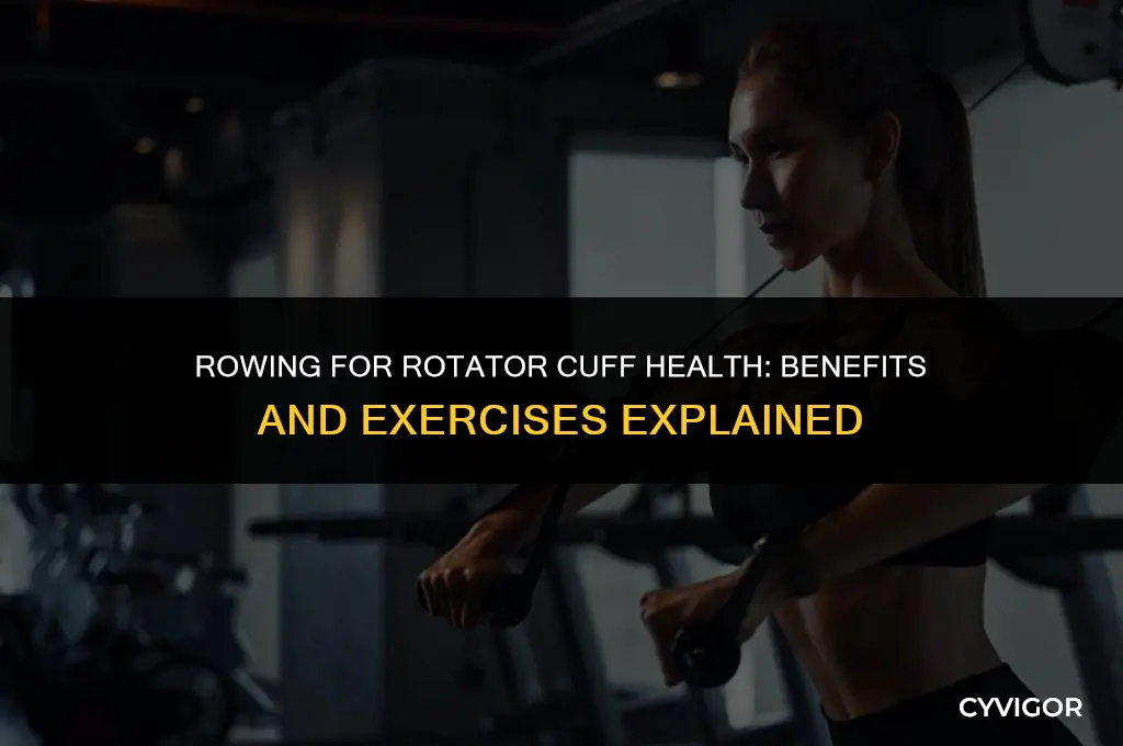 is rowing good for rotator cuff muscles