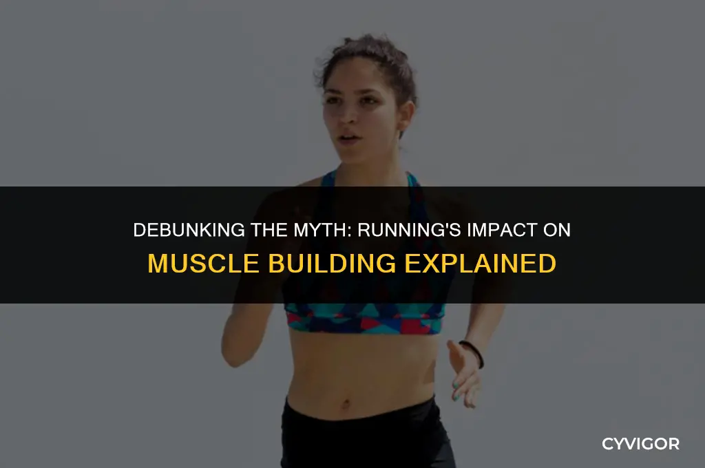 is running bad for building muscle