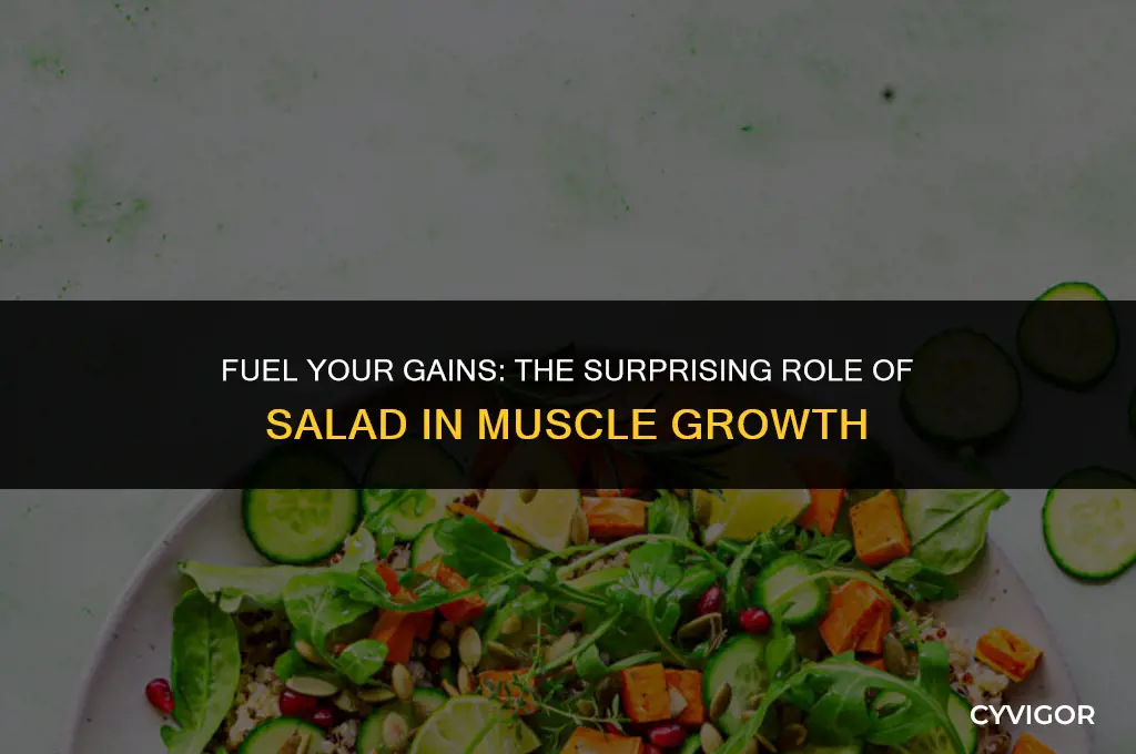 is salad good for muscle growth