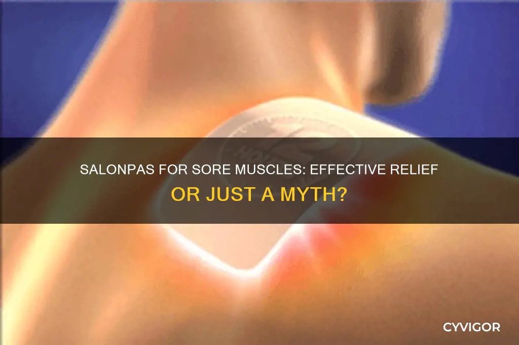 is salonpas good for sore muscles