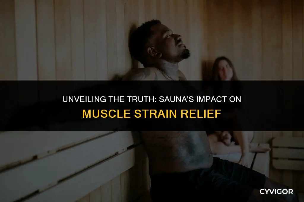 is sauna good for muscle strain