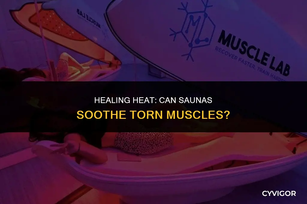 is sauna good for torn muscles