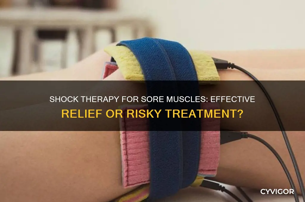 is shock therapy good for sore muscles