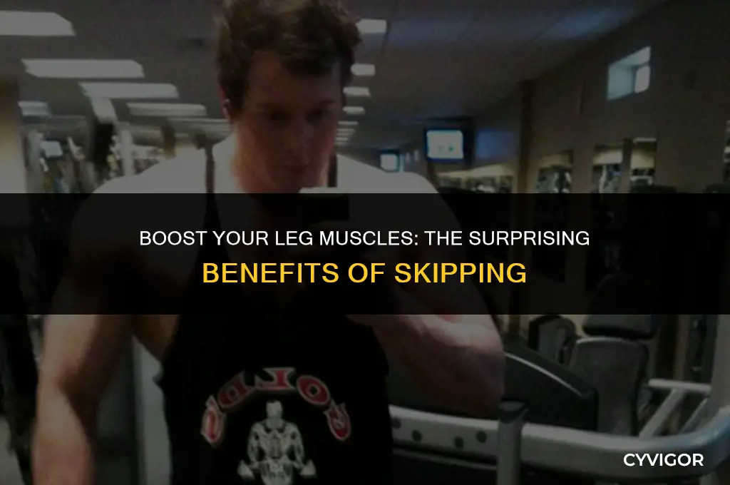 is skipping good for leg muscles