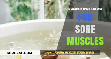 Relief in a Soak: Epsom Salt's Benefits for Sore Muscles