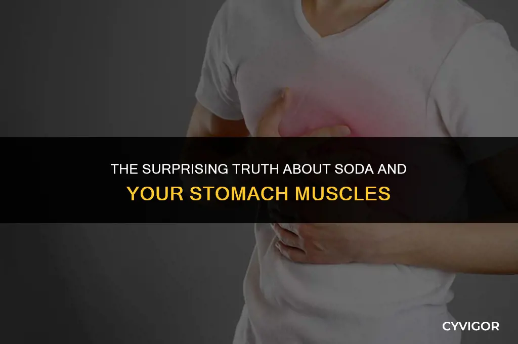 is soda good for the stomach muscles