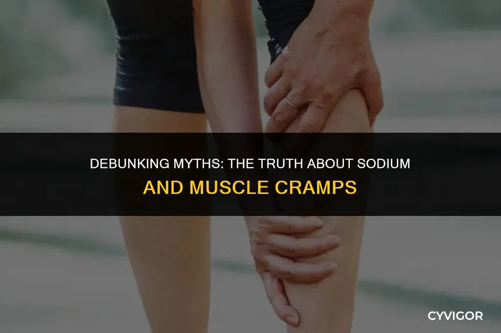 is sodium good for muscle cramps