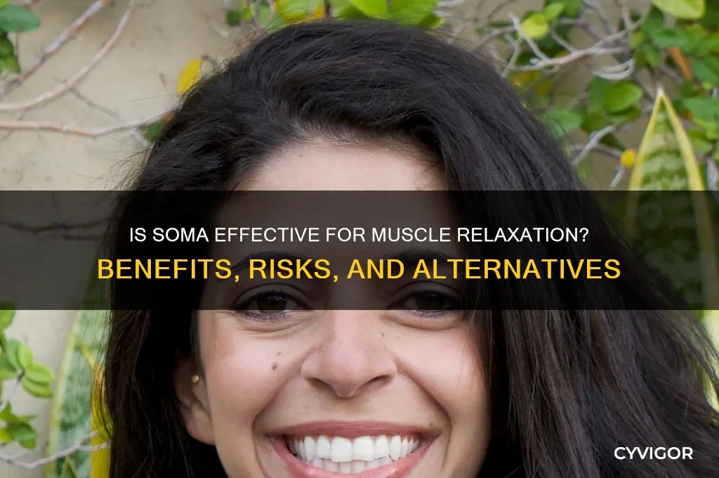 is soma a good muscle relaxer