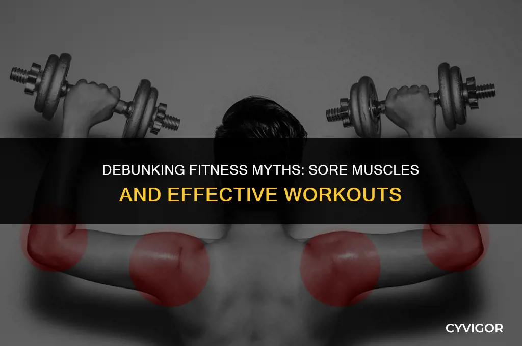 is sore muscles a sign of a good workout