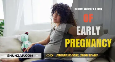 Sore Muscles and Early Pregnancy: Understanding the Connection