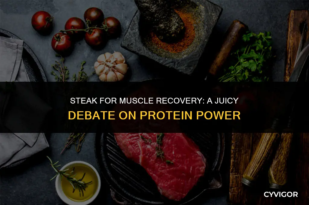 is steak good for muscle recovery