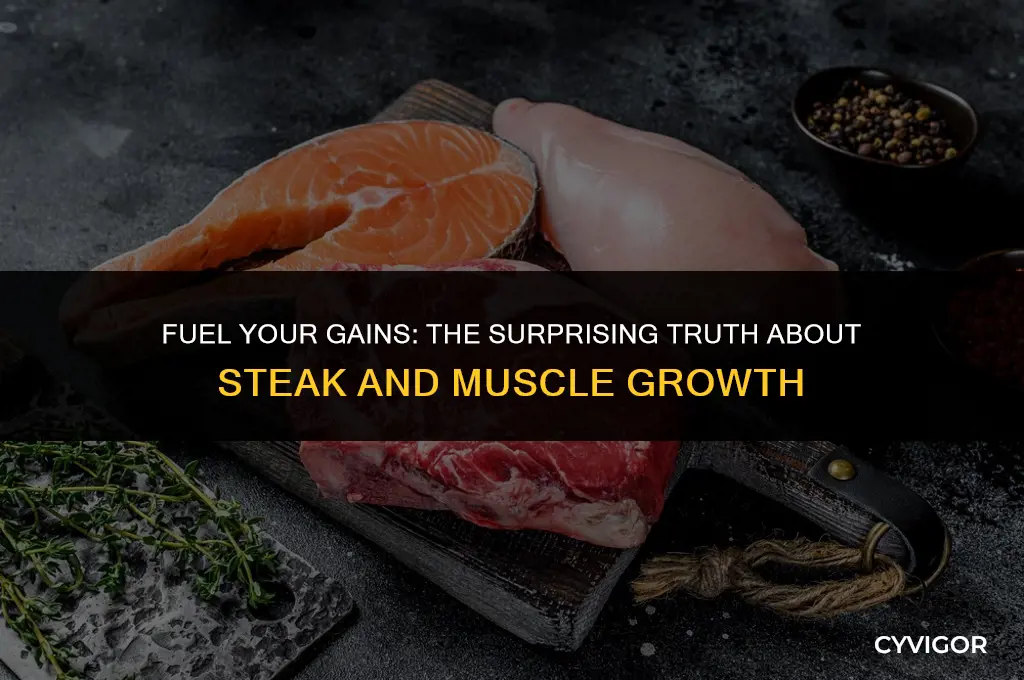 is steak good for muscle