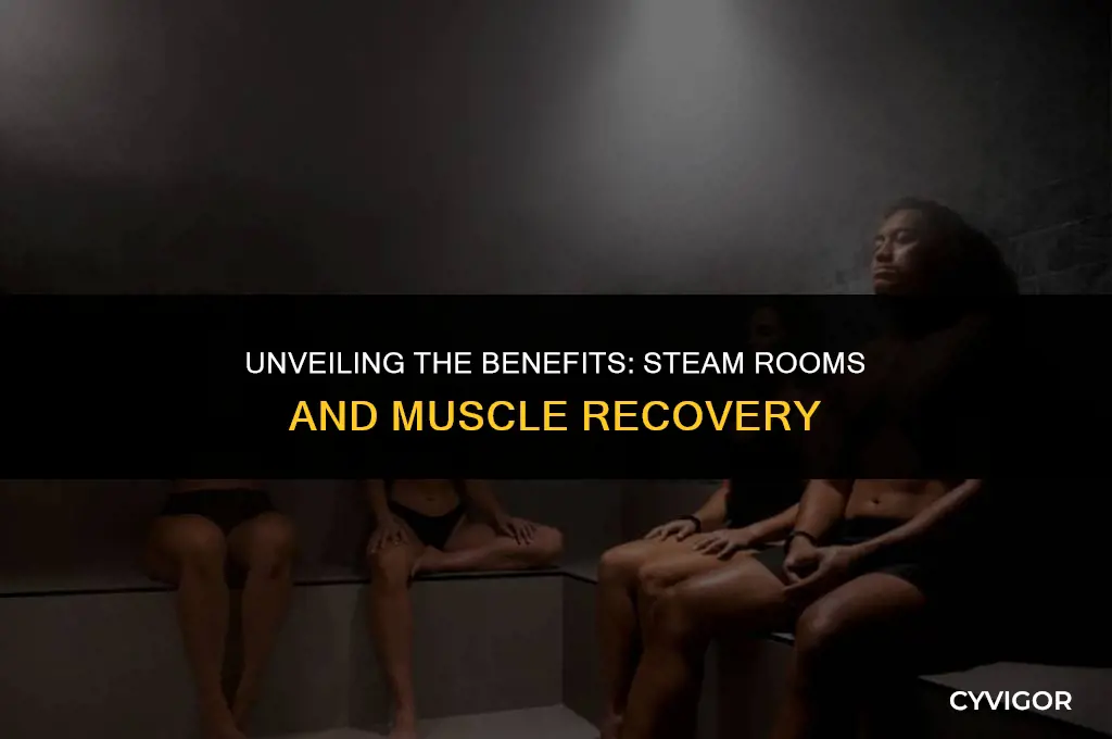is steam room good for muscle recovery
