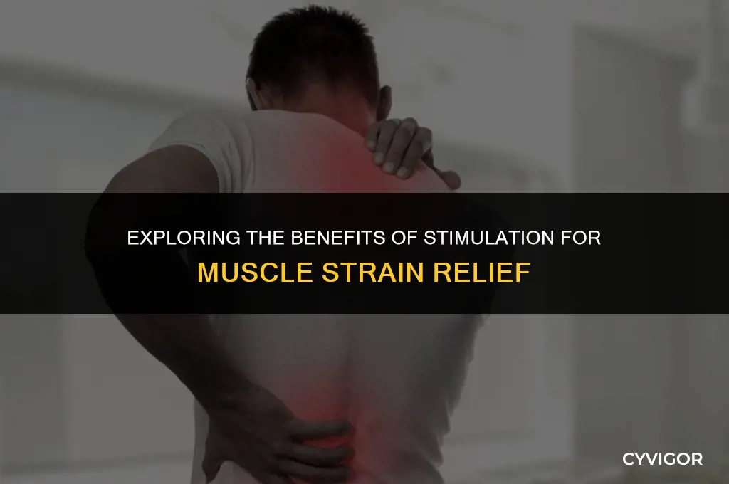 is stim good for muscle strain