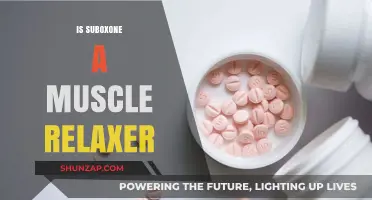 Is Suboxone a Muscle Relaxer? Understanding Its Uses and Effects