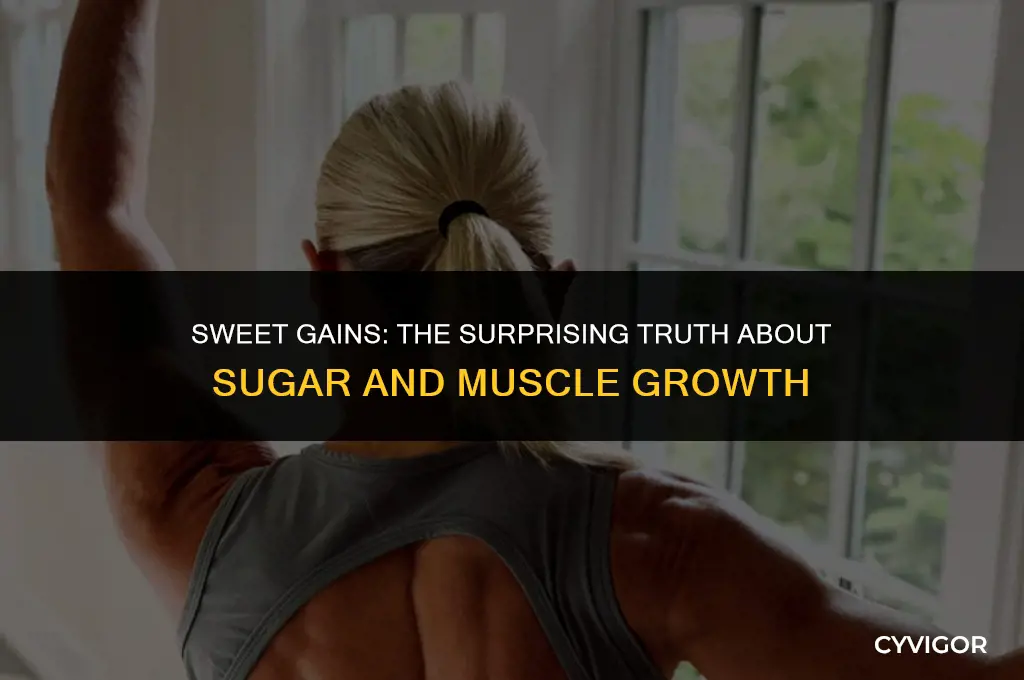 is sugar good for muscle