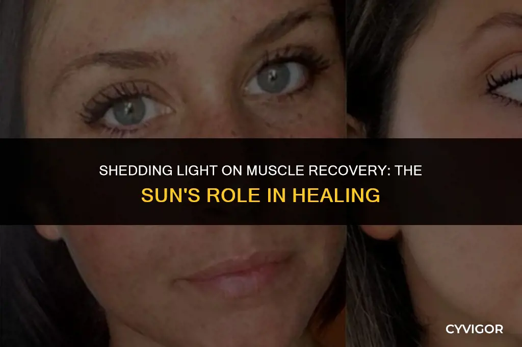 is sun good for muscle recovery