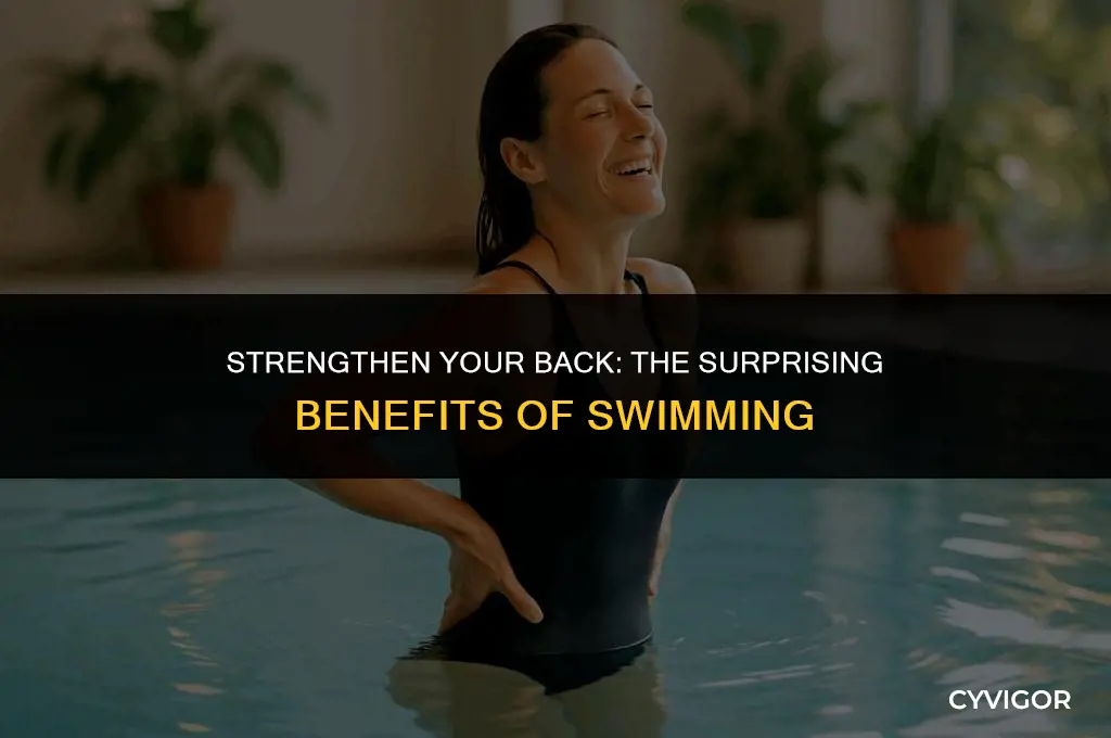 is swimming good for back muscles