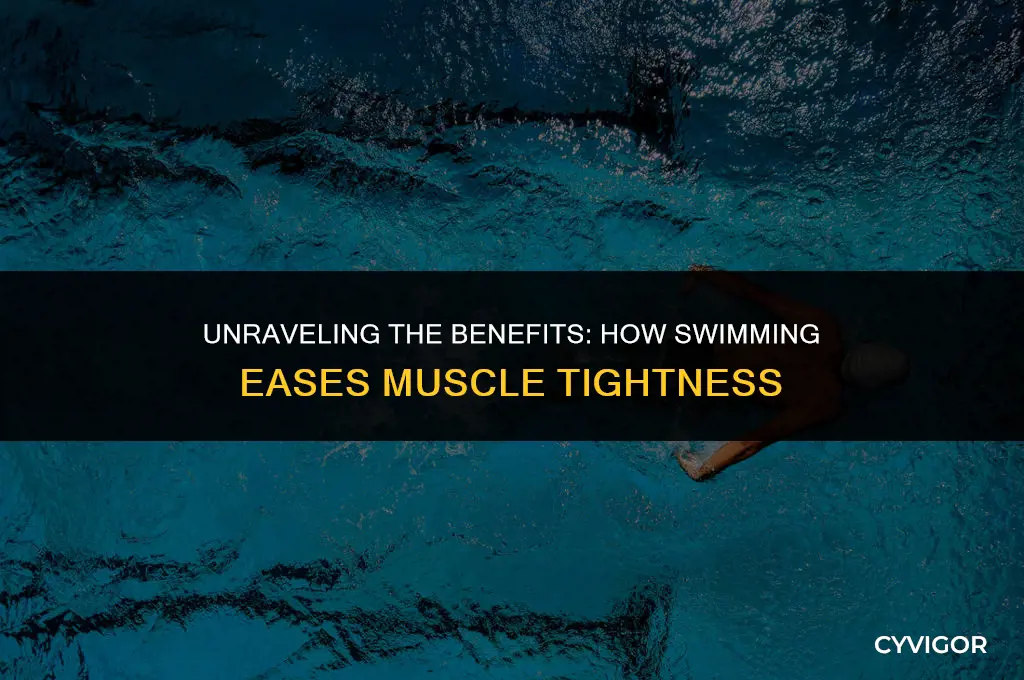 is swimming good for muscle tightness