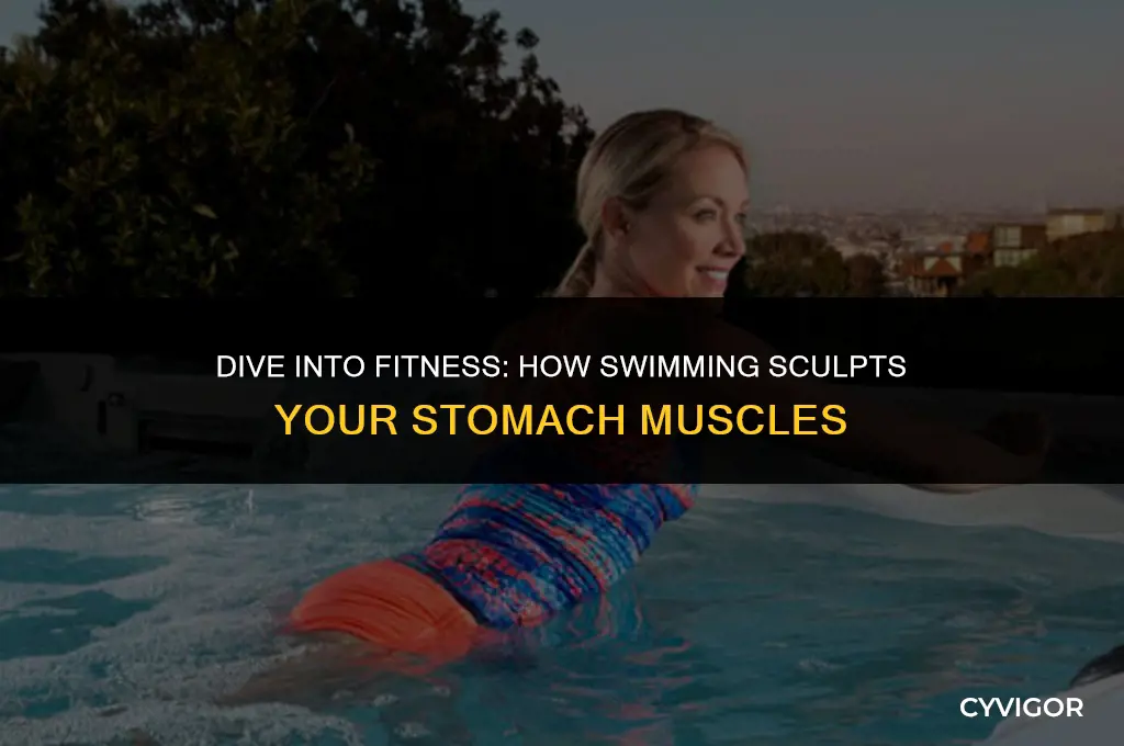 is swimming good for stomach muscles