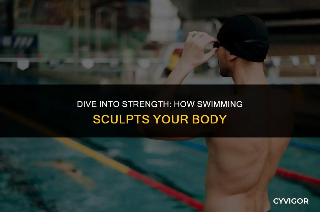 is swimming good to build muscle