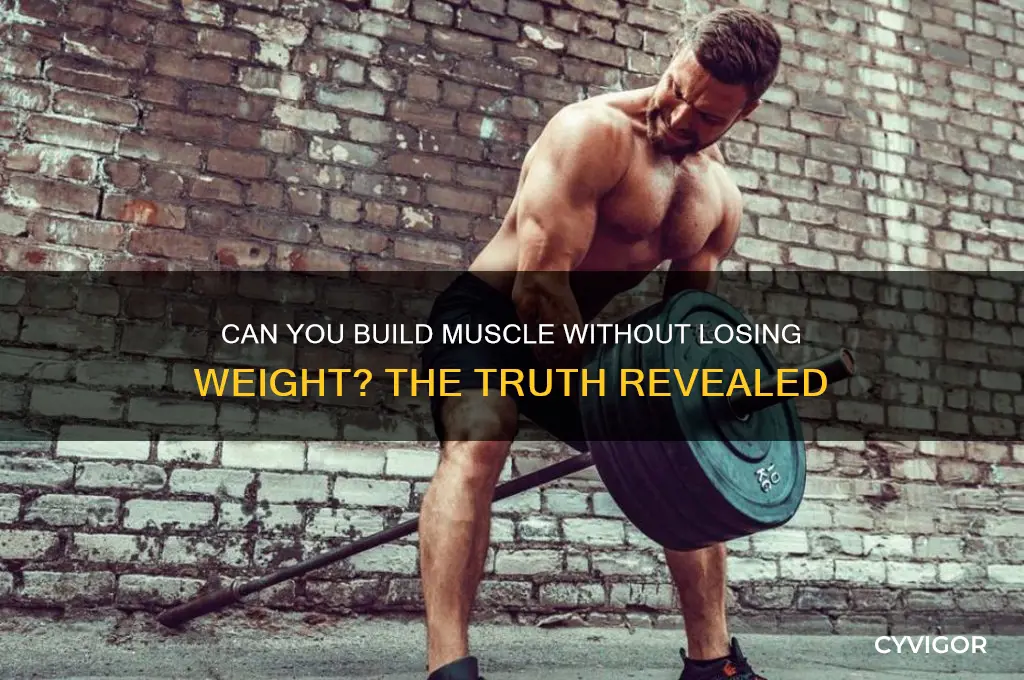 is t possible to gain muscle without losing pounds